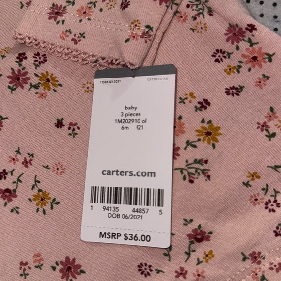 🛍NWT 🛍 CUTE LITTLE GIRLS 3 PIECE CORDUROY DRESS SIZE 6 MONTHS - Picture 5 of 8